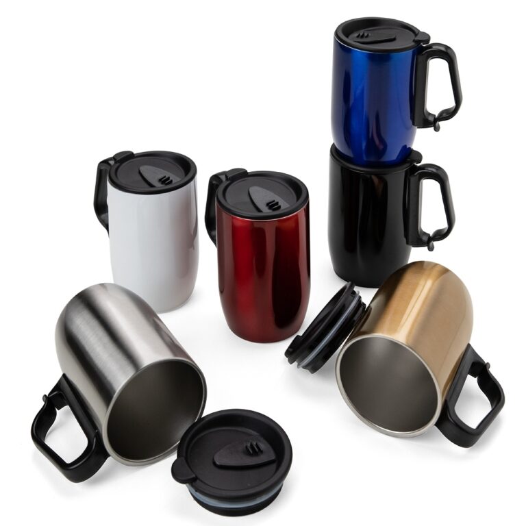 Caneca Inox Parede Dupla 350ml Personalizada Para Brindes