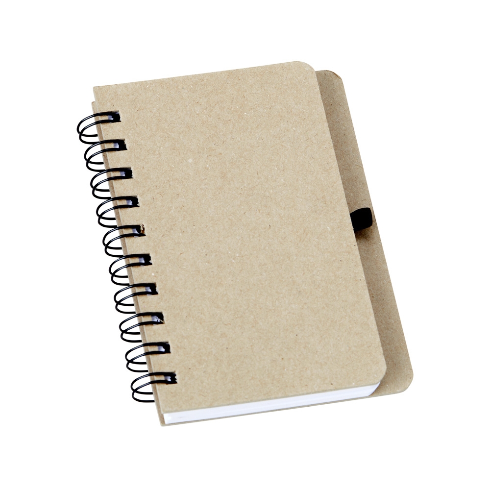 Brindes Eco Caderno Kraft Com Porta Caneta Personalizado