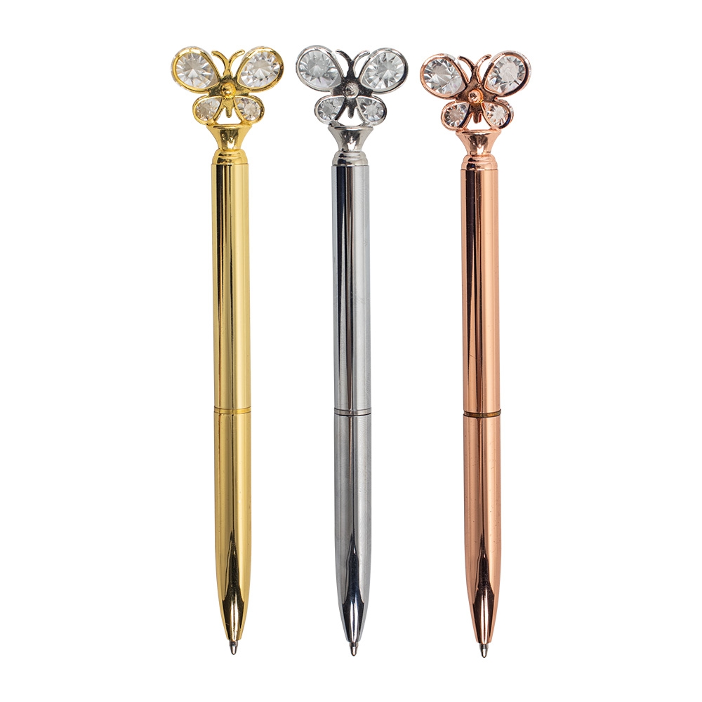 Caneta Metal Borboleta - Imagem 2