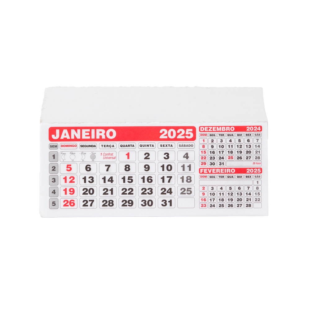 Folhinha Calendário 2025