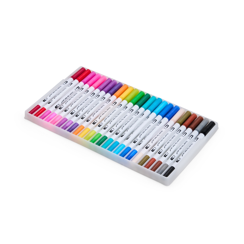 Kit Canetinhas Ponta Dupla Com 24 Cores - Imagem 3