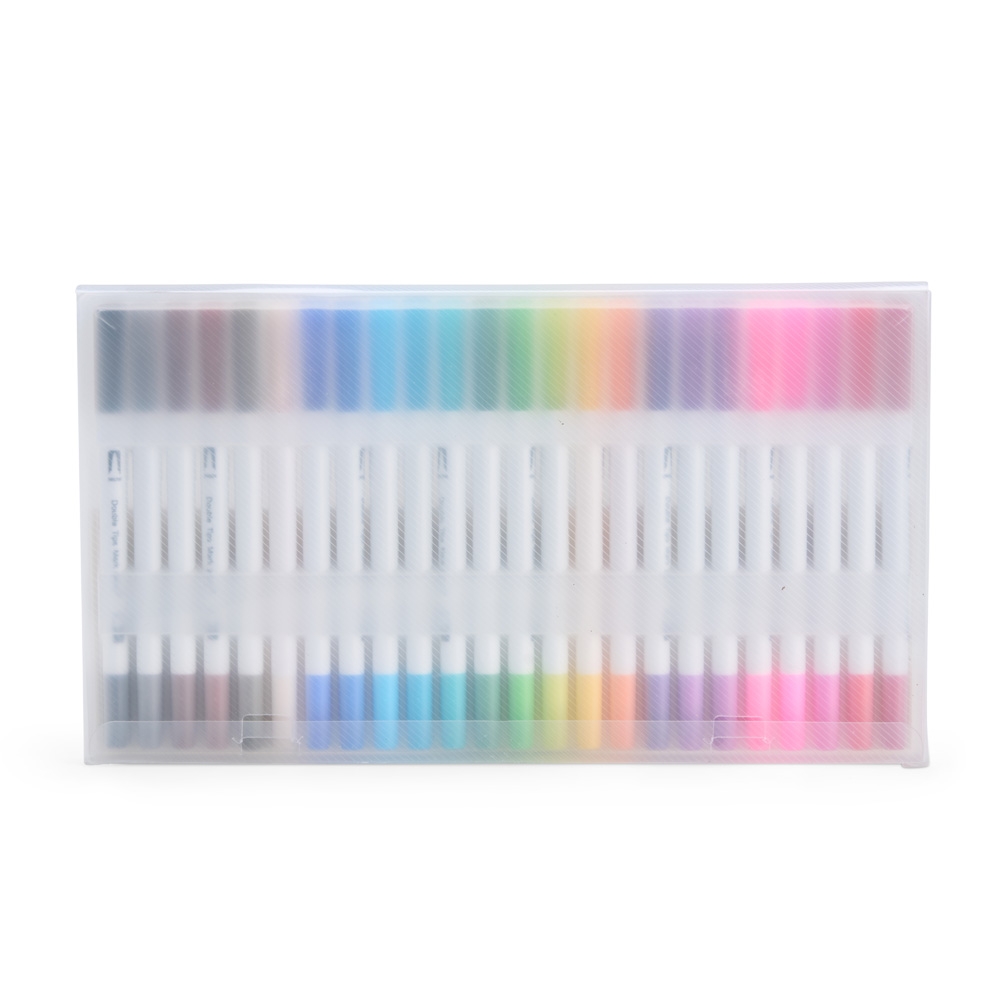 Kit Canetinhas Ponta Dupla Com 24 Cores - Imagem 5