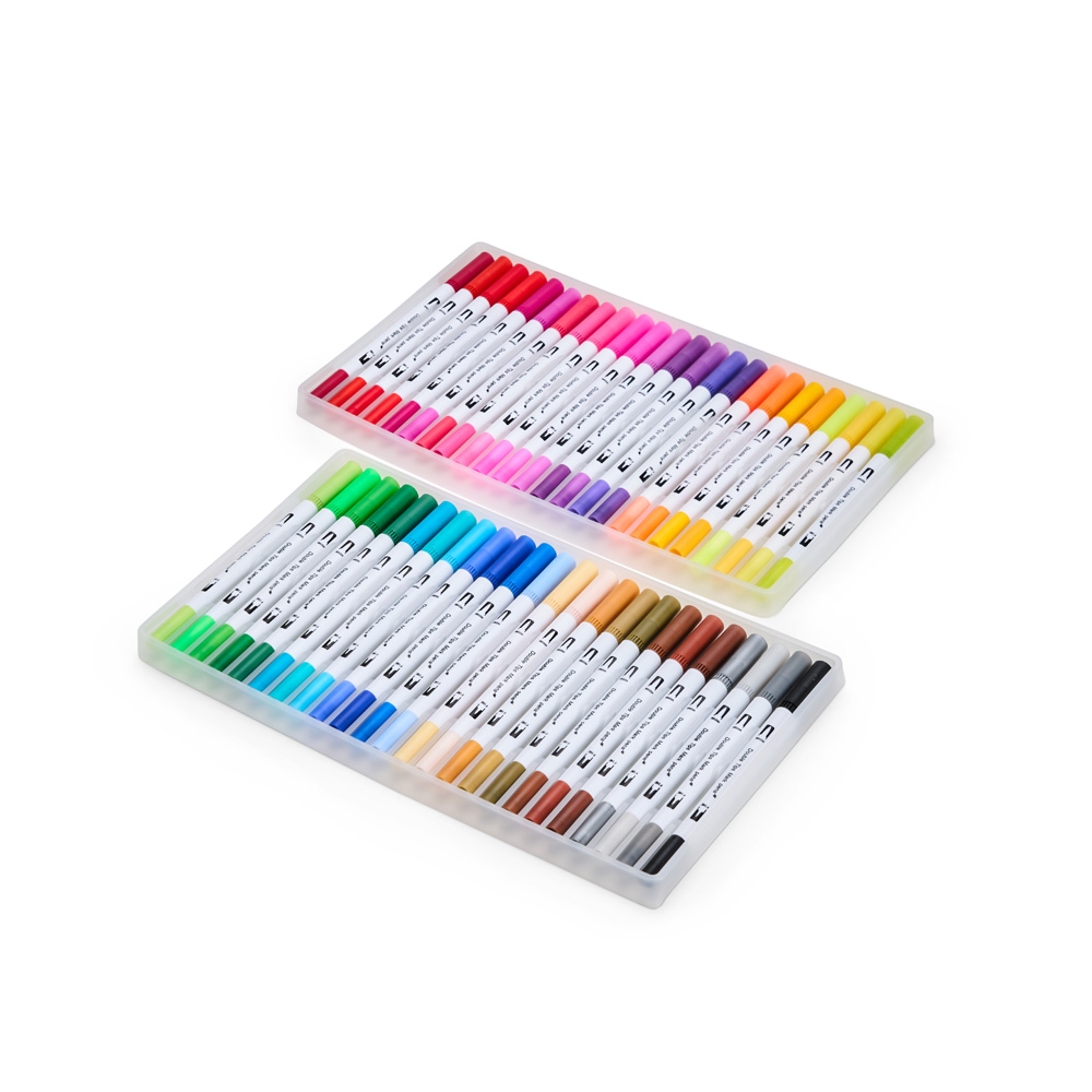 Kit Canetinhas Ponta Dupla Com 48 Cores - Imagem 3