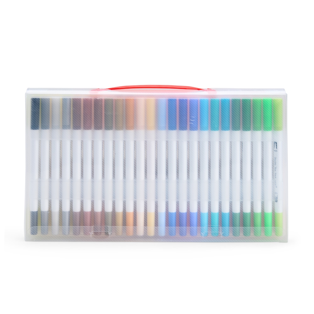 Kit Canetinhas Ponta Dupla Com 48 Cores - Imagem 5