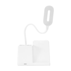 Luminária LED Personalizada com Carregamento por Indução e Porta-caneta - Estilo e Organização