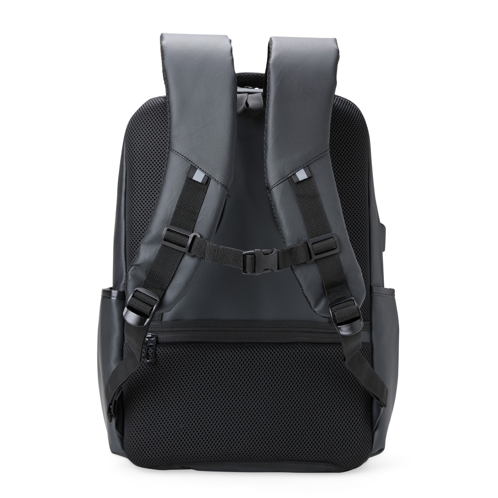 Mochila Couro Sintético USB 21 Litros - Imagem 5