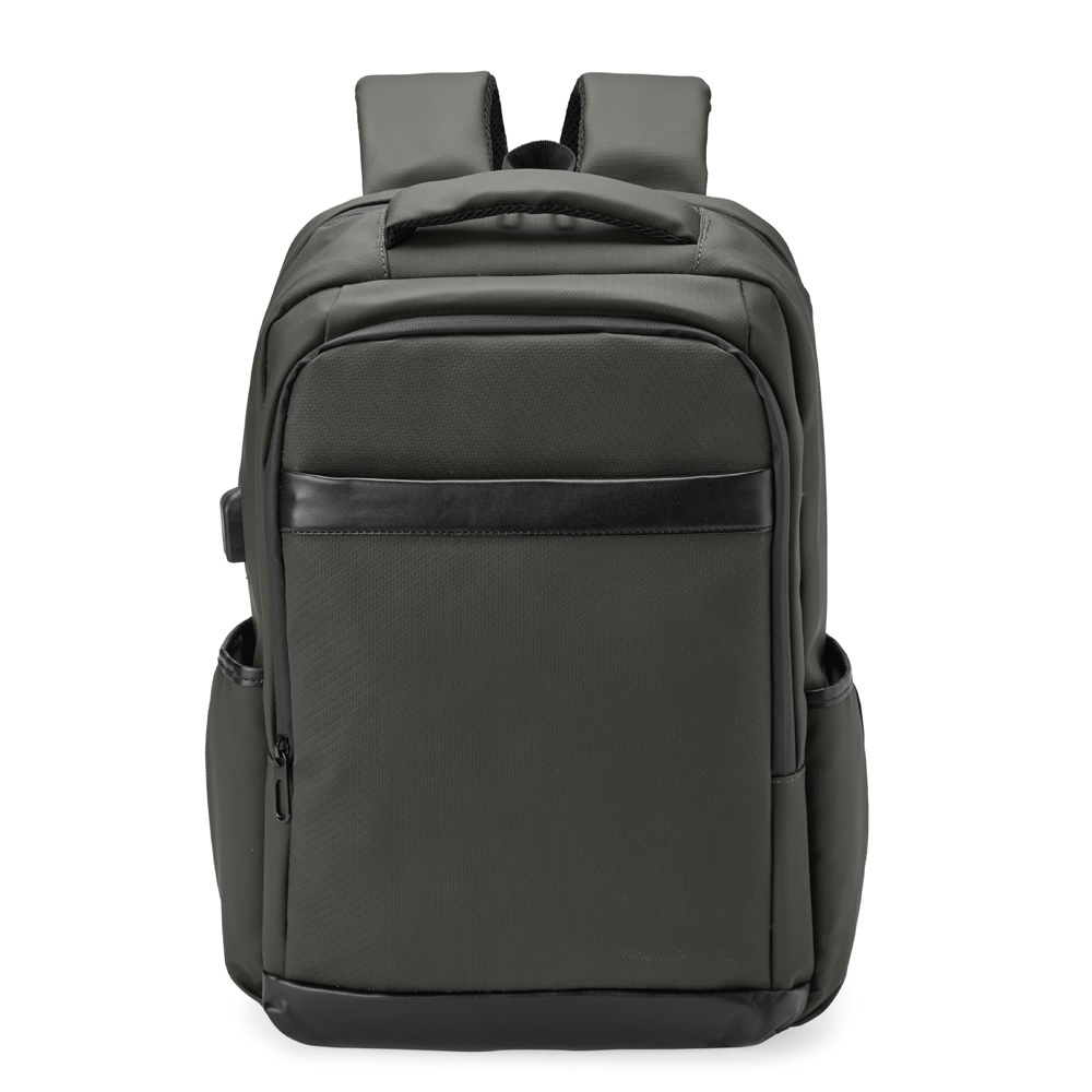 Mochila Couro Sintético USB 21 Litros