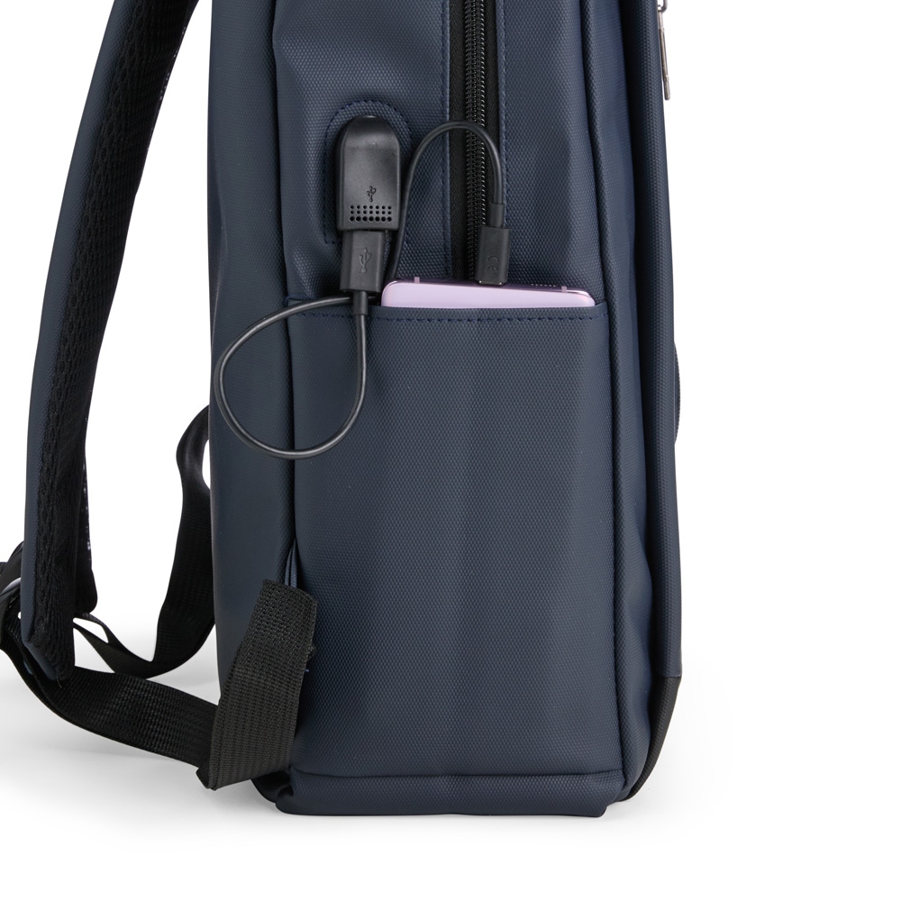 Mochila PU Impermeável Antifurto 22L - Imagem 5