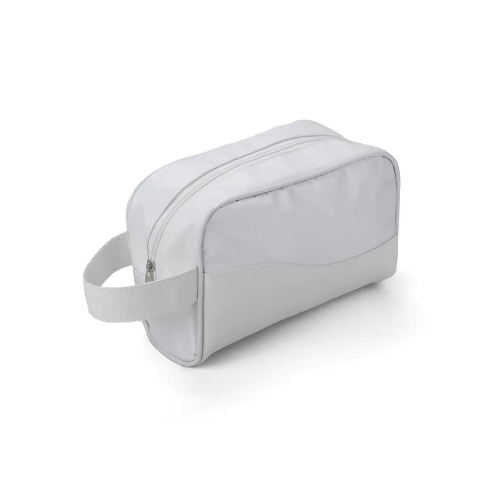 Nécessaire de Couro Sintético e Nylon