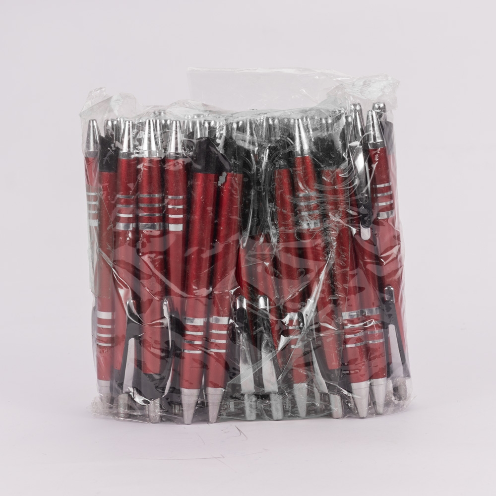 Pacote com Canetas Plásticas