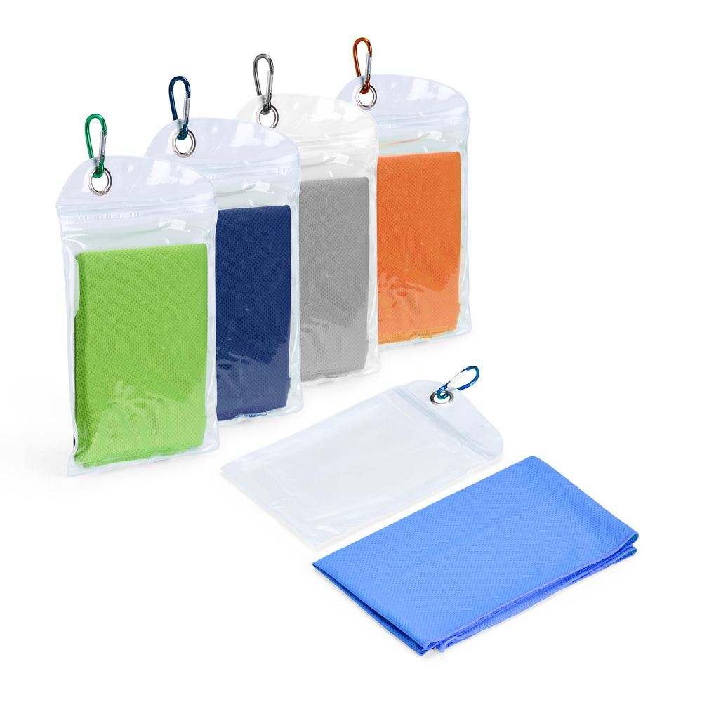 Brindes Criativos Toalha Esportiva Refrescante de Elastano Personalizada - Imagem 2