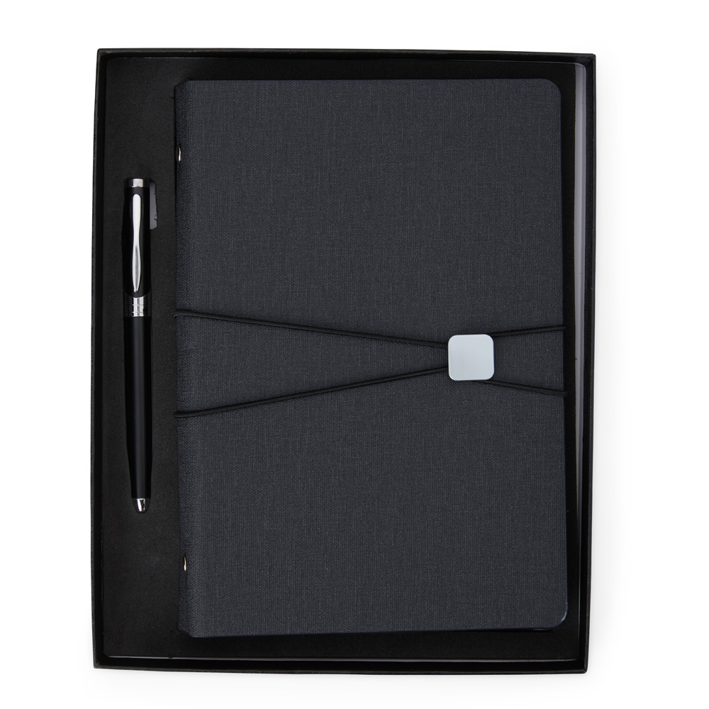 Kit Corporativo Personalizado: Caderno e Caneta de Qualidade Premium