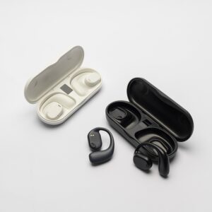 fone de ouvido bluetooth com case carregador personalizado