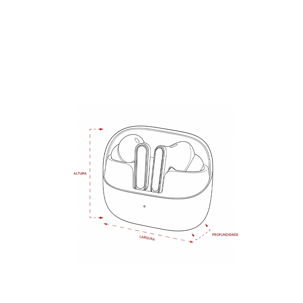 Fone Personalizado de Ouvido Bluetooth Com Case Carregador - Imagem 9