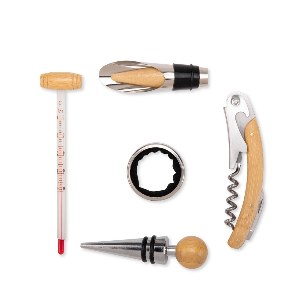 Kit vinho personalizado elegante