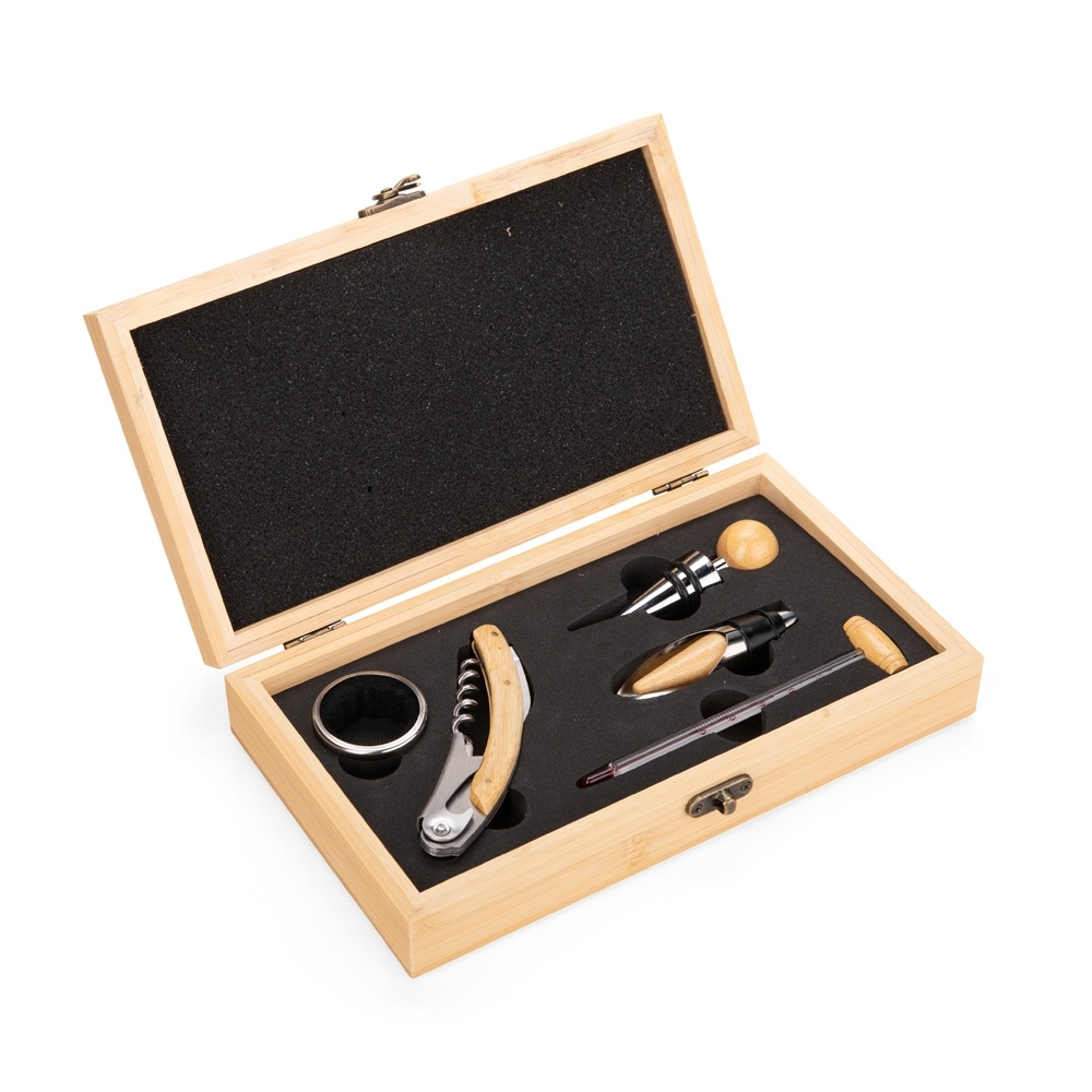 Kit vinho personalizado elegante