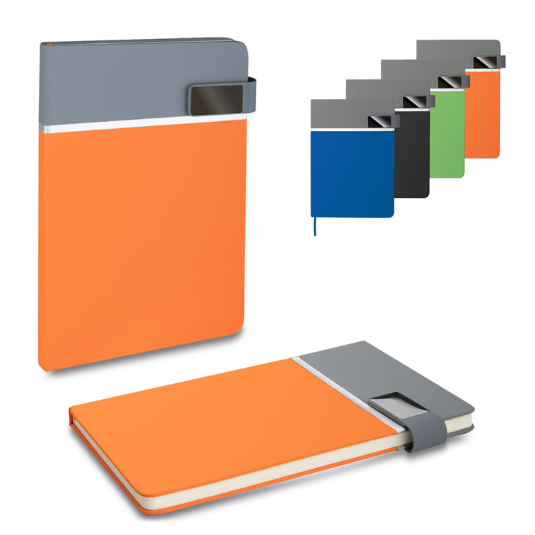 Caderno com capa dura personalizado