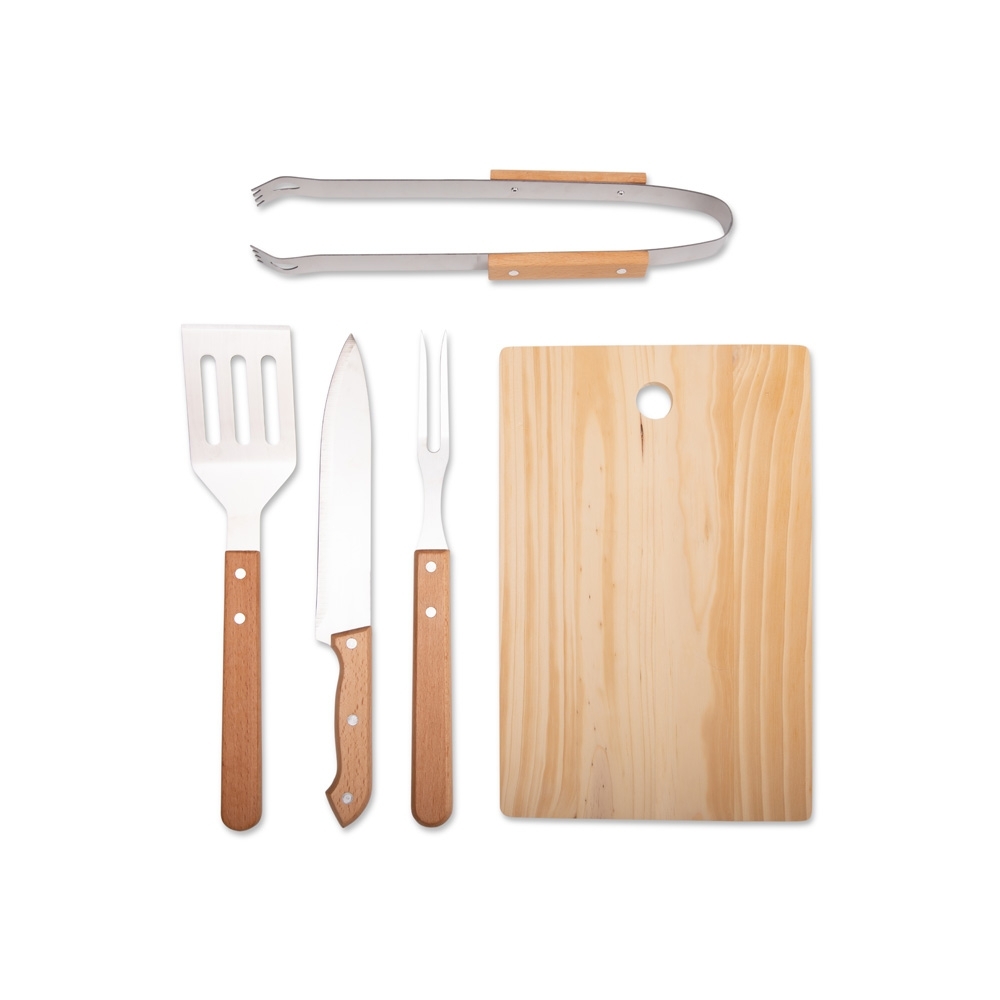 Kit Churrasco Personalizado Com Avental - Imagem 4