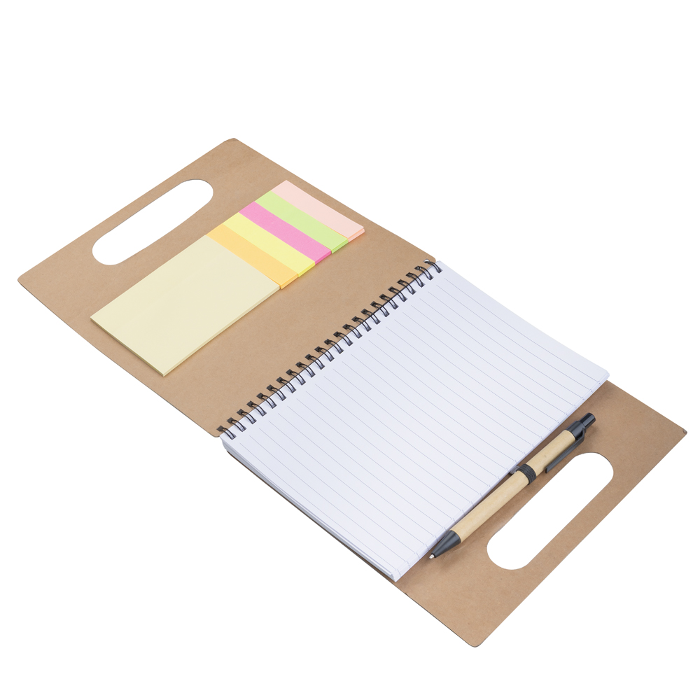Kit escritório ecologicos caderno e caneta personalizado - Imagem 3