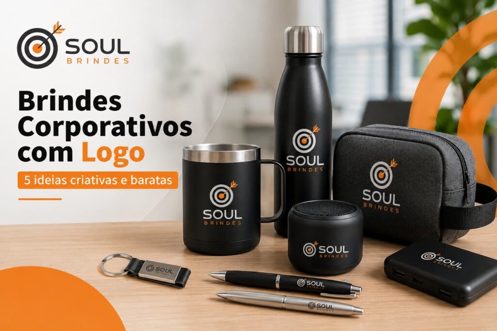Brindes Corporativos com Logo: 5 ideias criativas e baratas